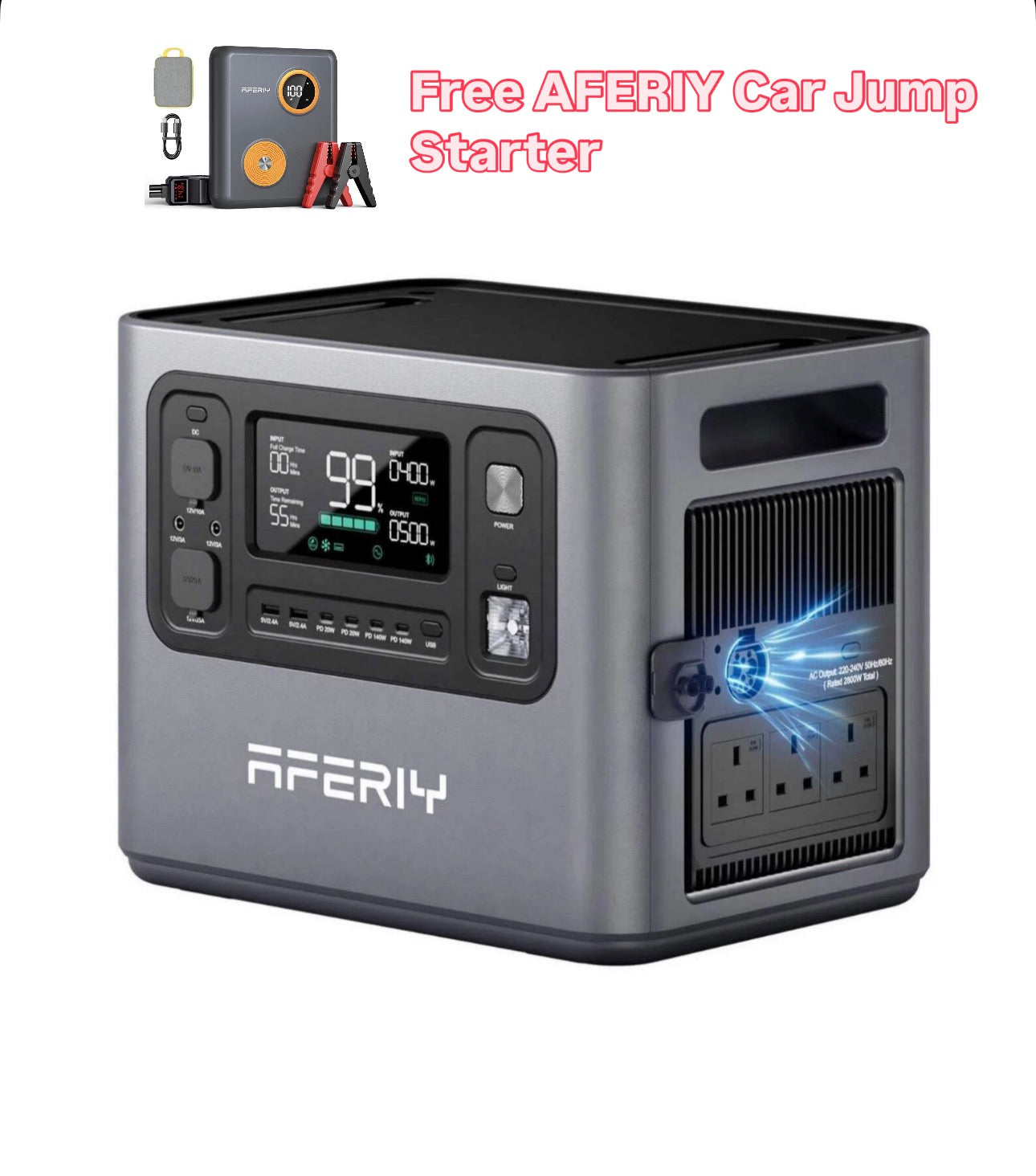 AFERIY P280 2800W 2048Wh Portable Power Station