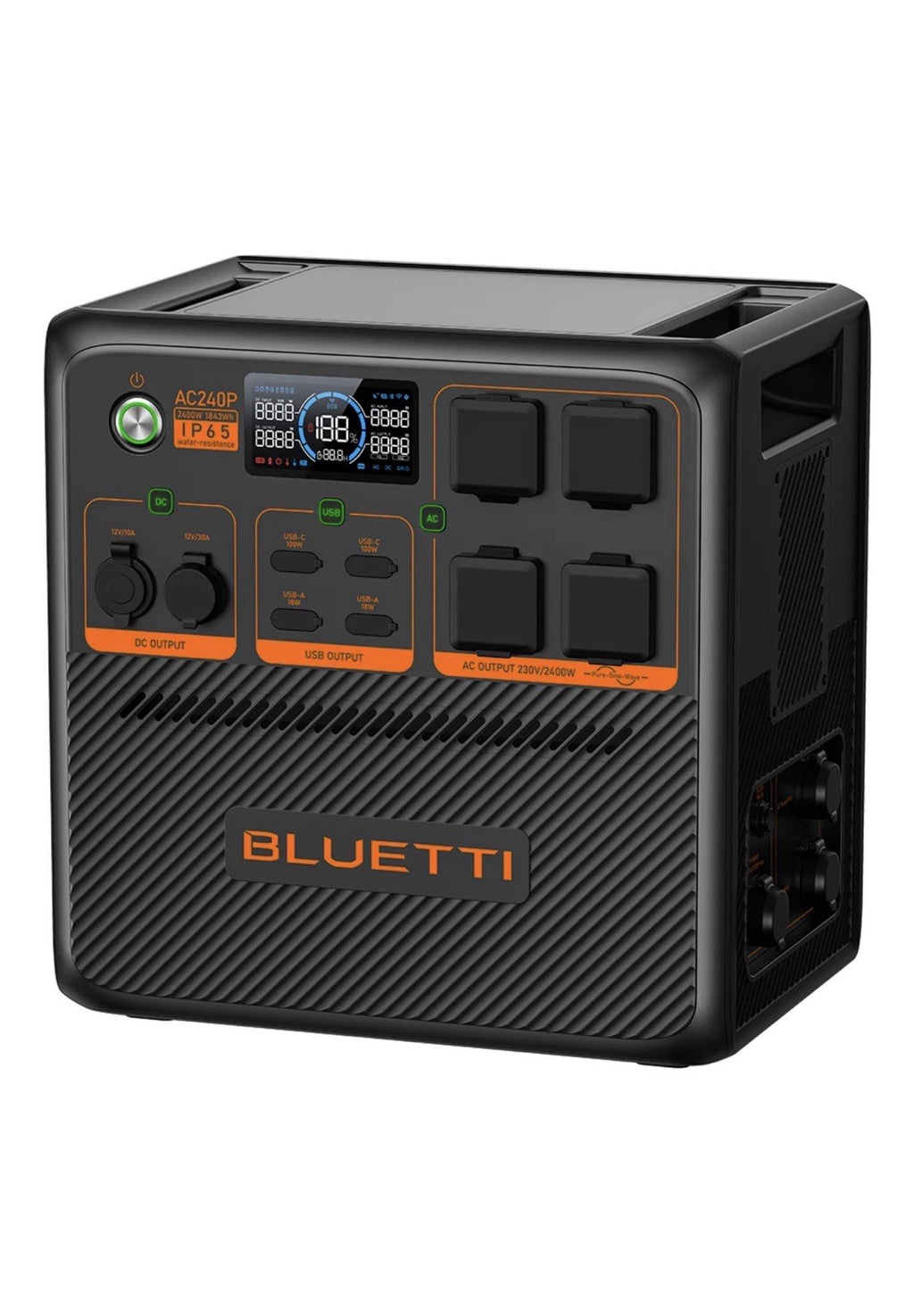 BLUETTI AC240P Portable Power Station 2400W 1843Wh Solar Generator