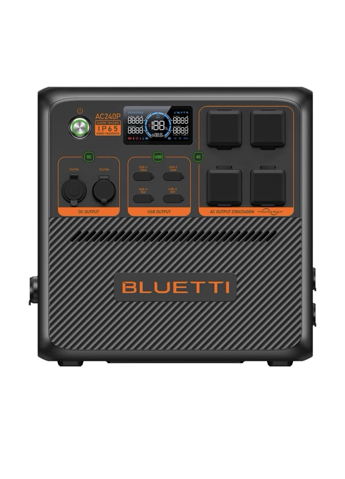 BLUETTI AC240P Portable Power Station 2400W 1843Wh Solar Generator