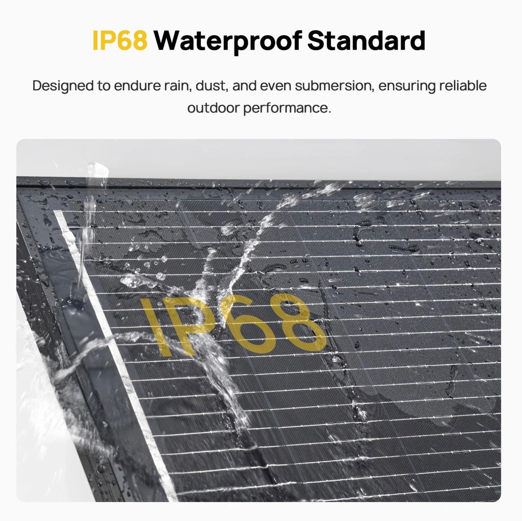 AFERIY AF-SG120 120W Monocrystalline Glass Solar Panel