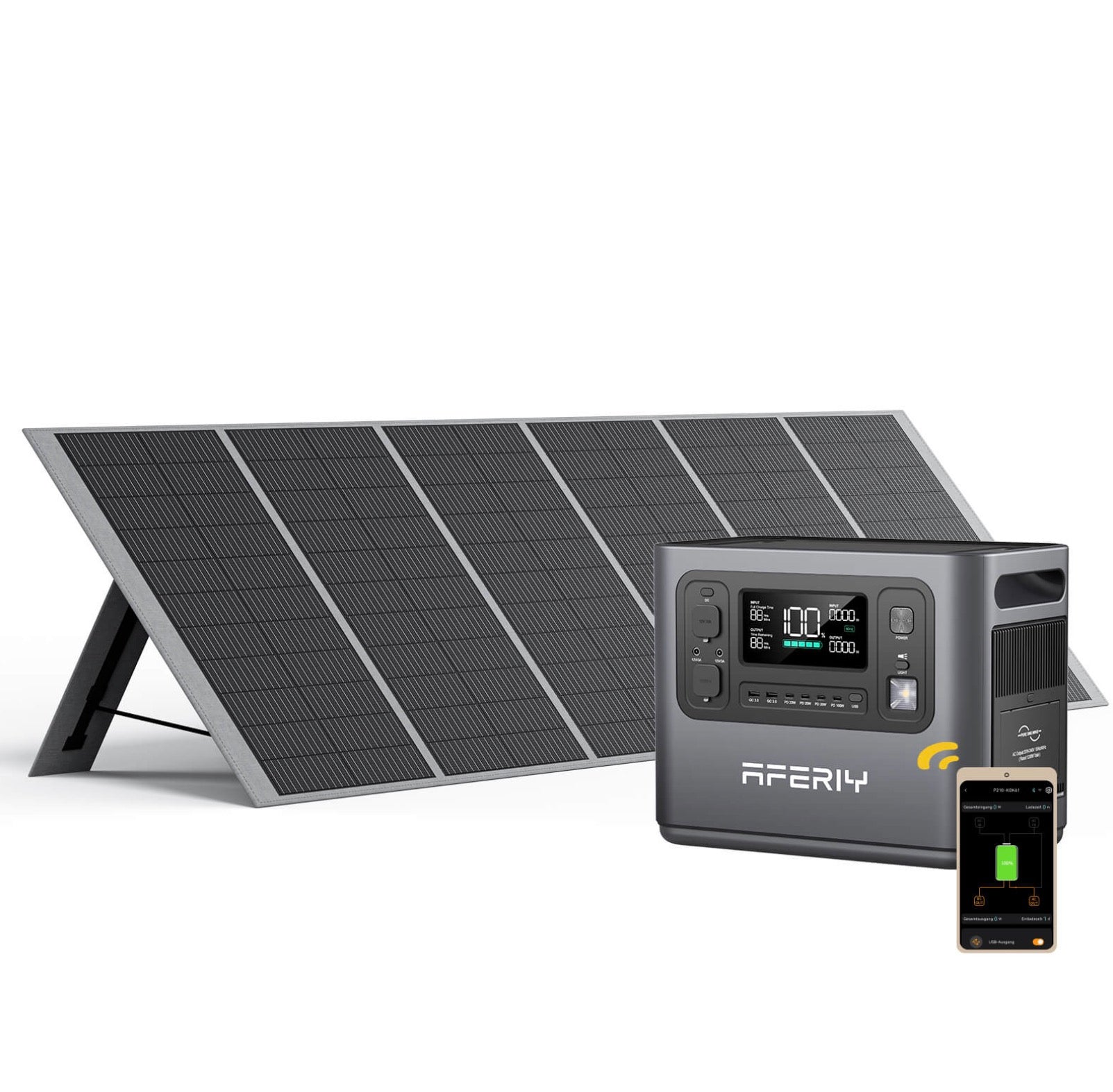 AFERIY P110-E 1200W 1008Wh Portable Power Station   APP Control