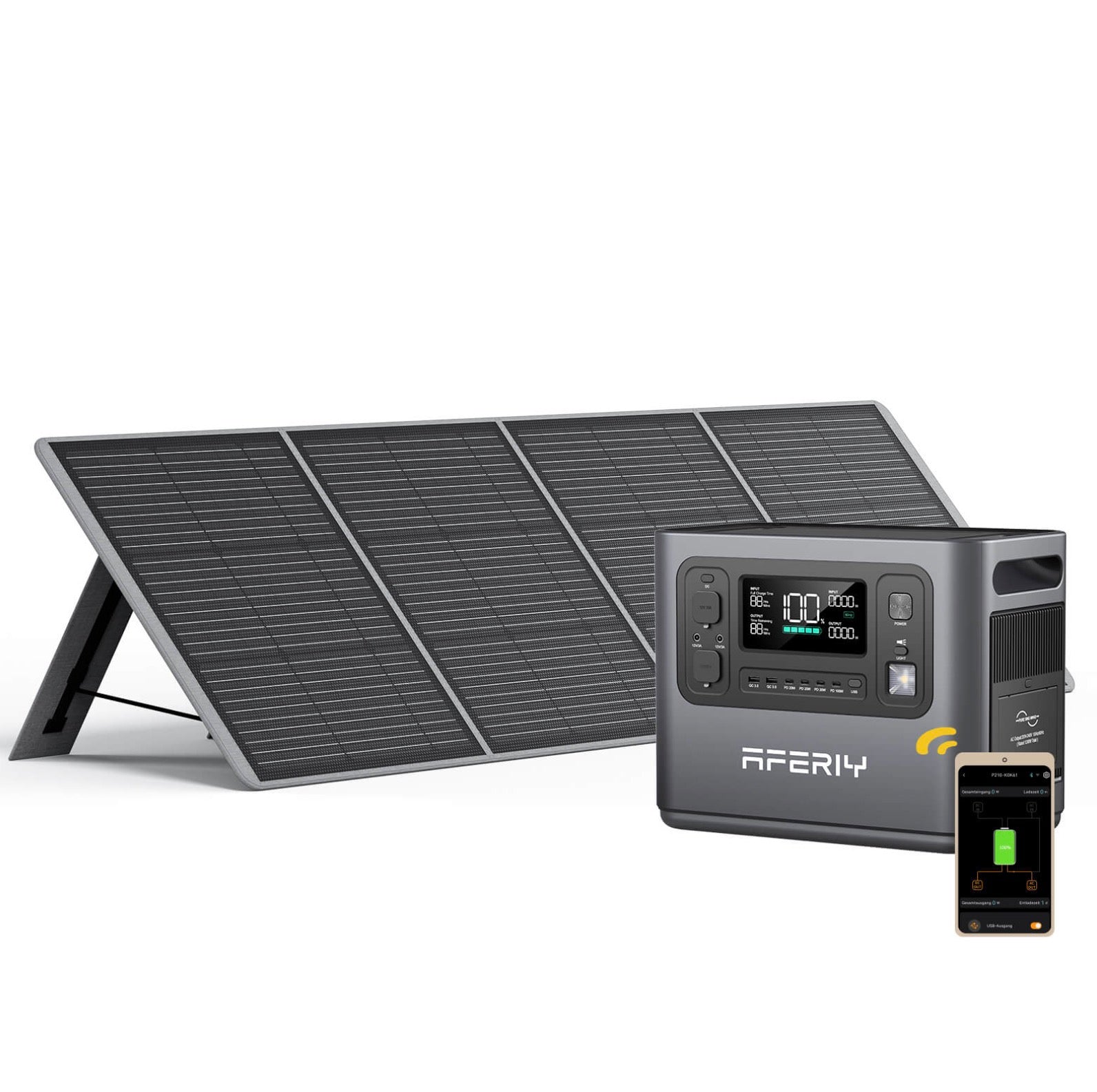 AFERIY P110-E 1200W 1008Wh Portable Power Station   APP Control