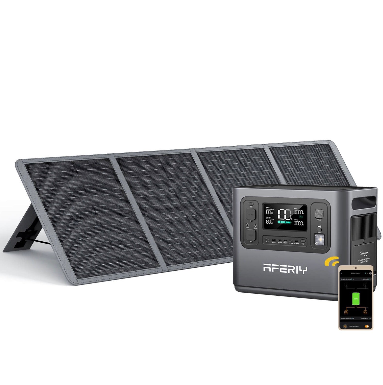 AFERIY P110-E 1200W 1008Wh Portable Power Station   APP Control