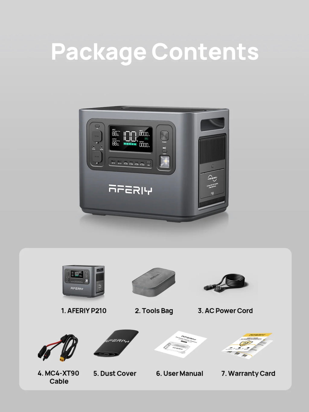 AFERIY P210 2400W 2048Wh Portable Power Station