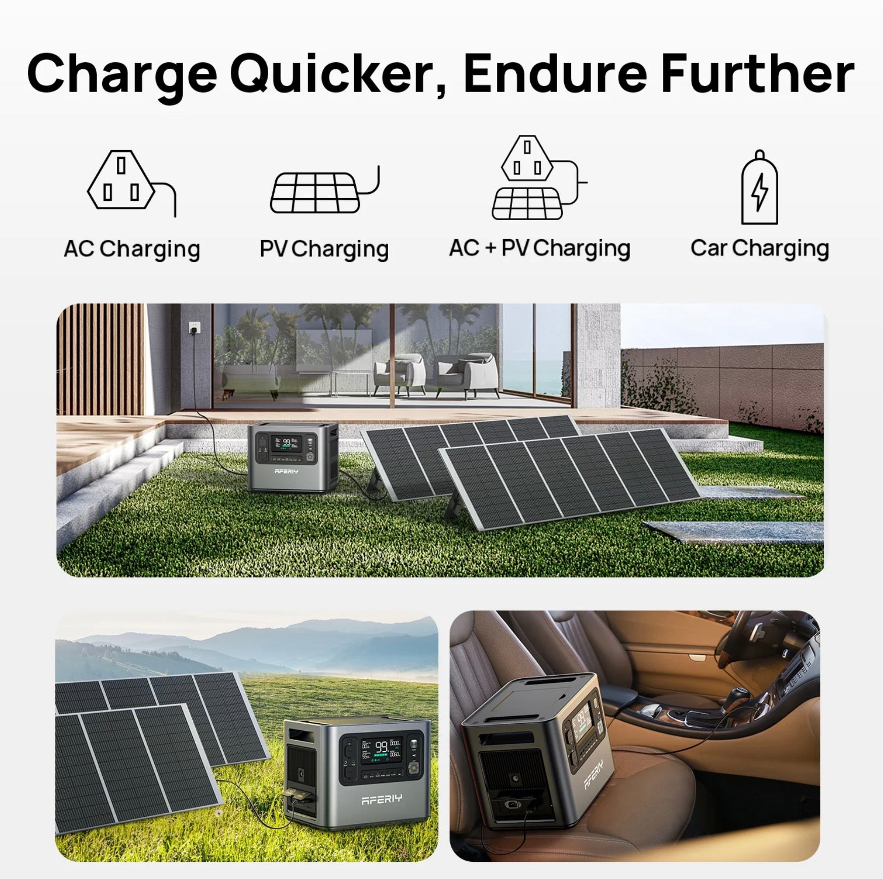 AFERIY P210 2400W 2048Wh Portable Power Station