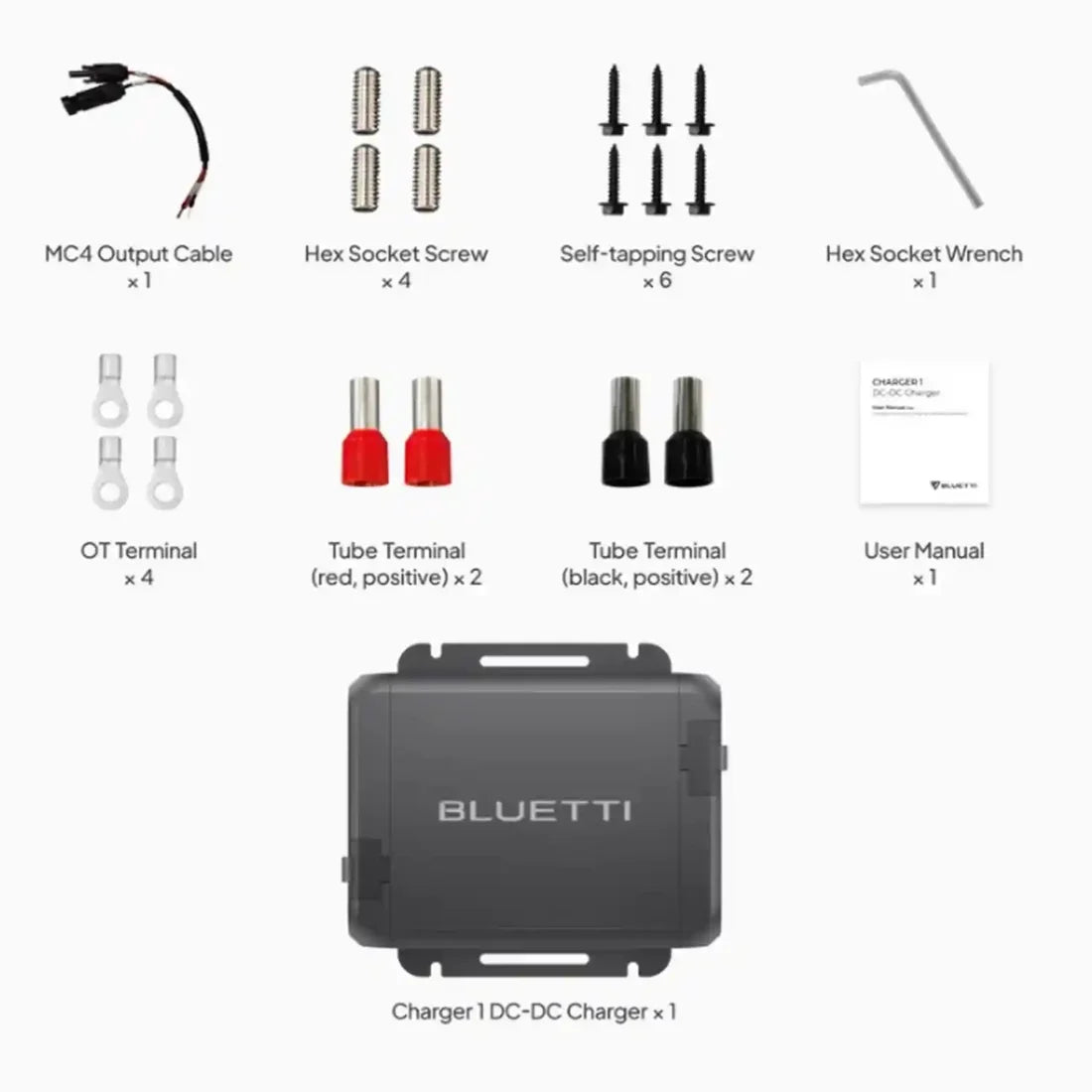 Bluetti Charger 1 DC Input Cables