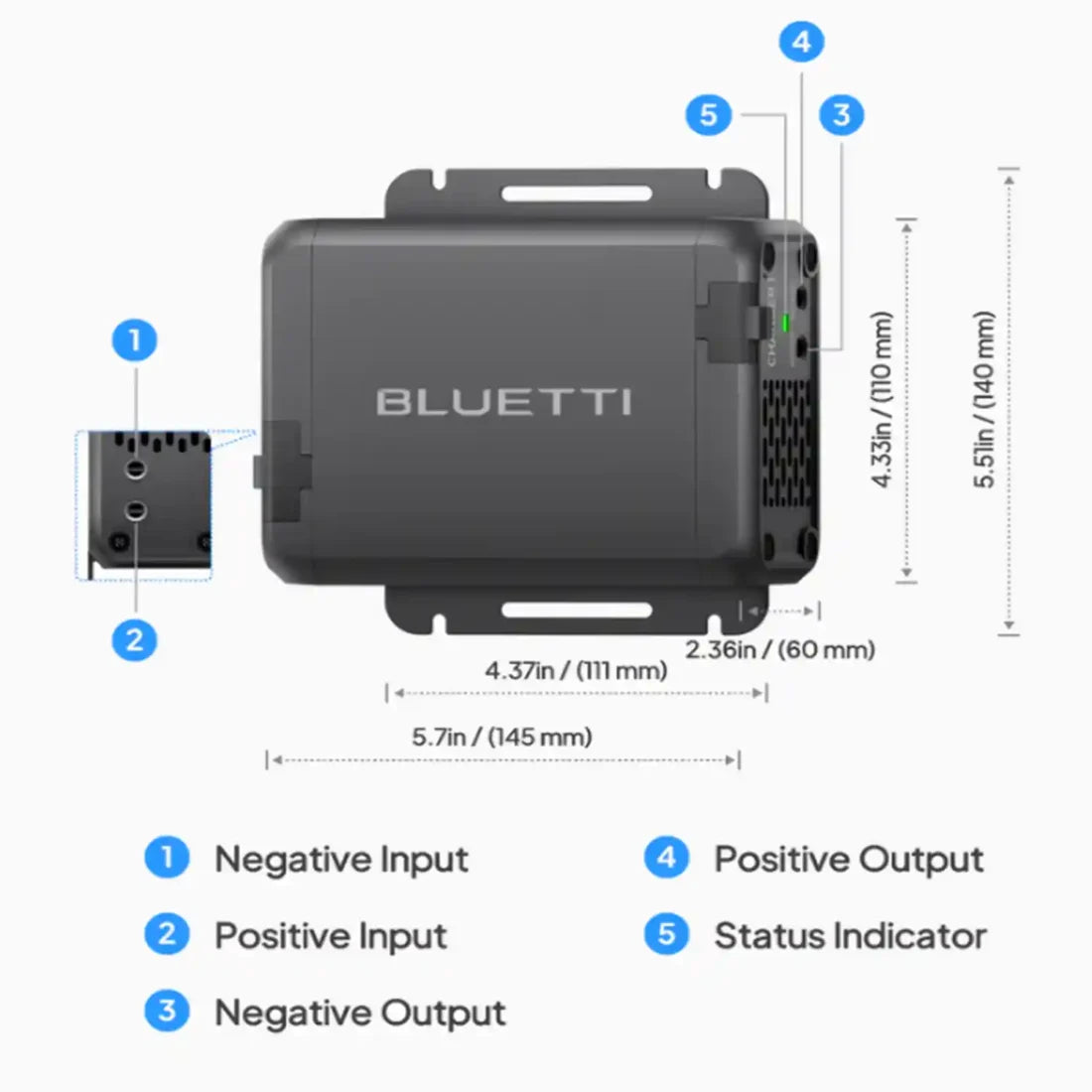 Bluetti Charger 1 DC Input Cables