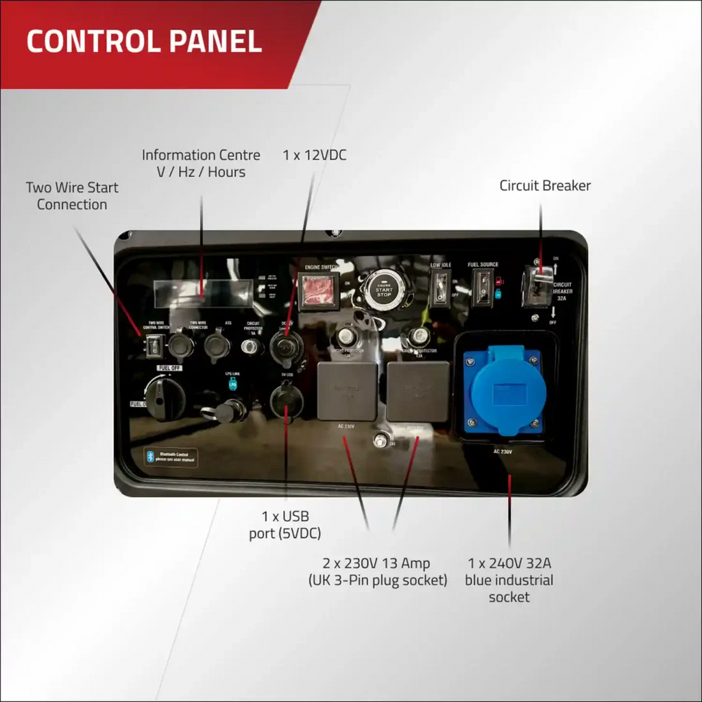 Excel Power XL10000i-DF 8.9kW Dual-Fuel Inverter Generator