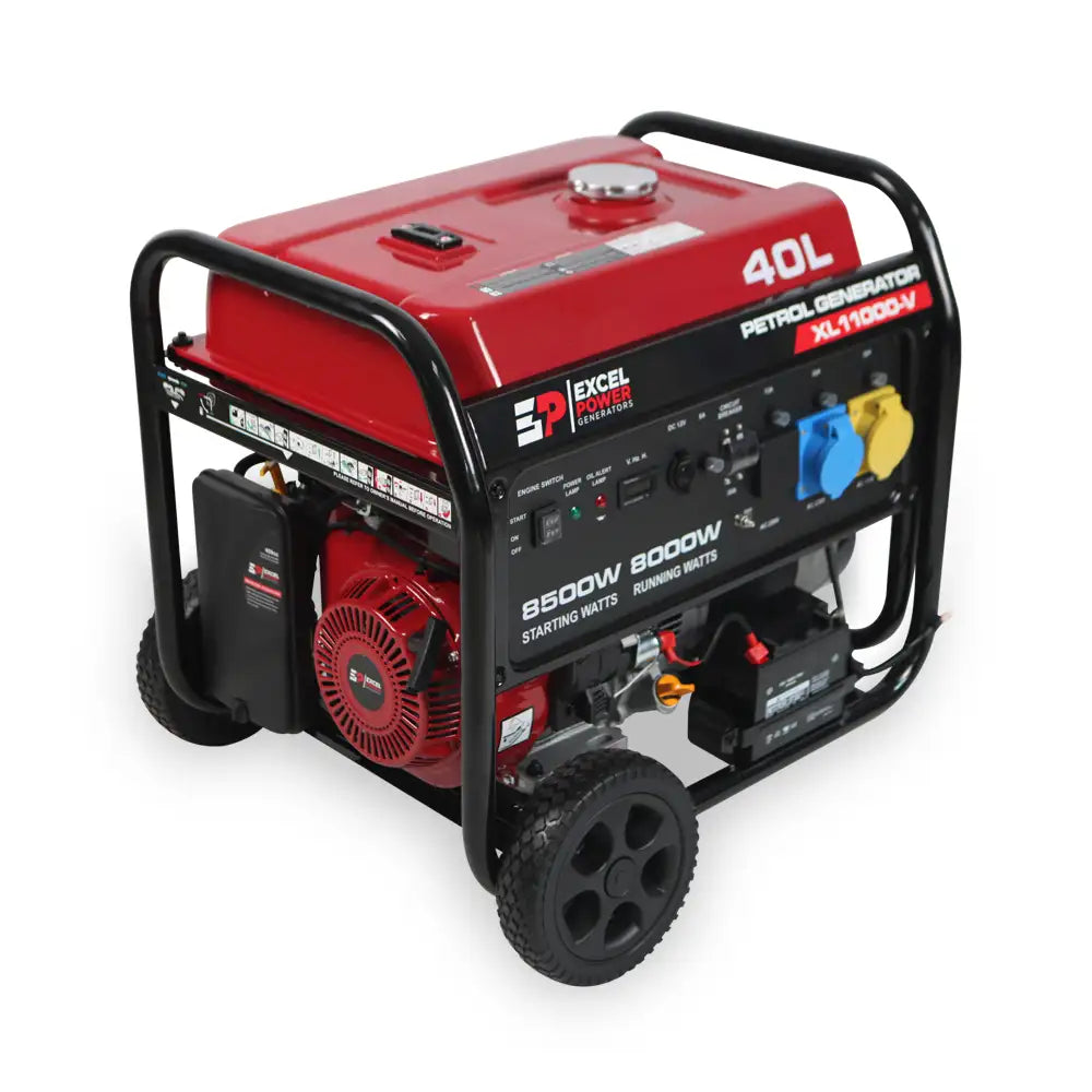 Excel Power XL11000V 8KW Open Framed Petrol Generator
