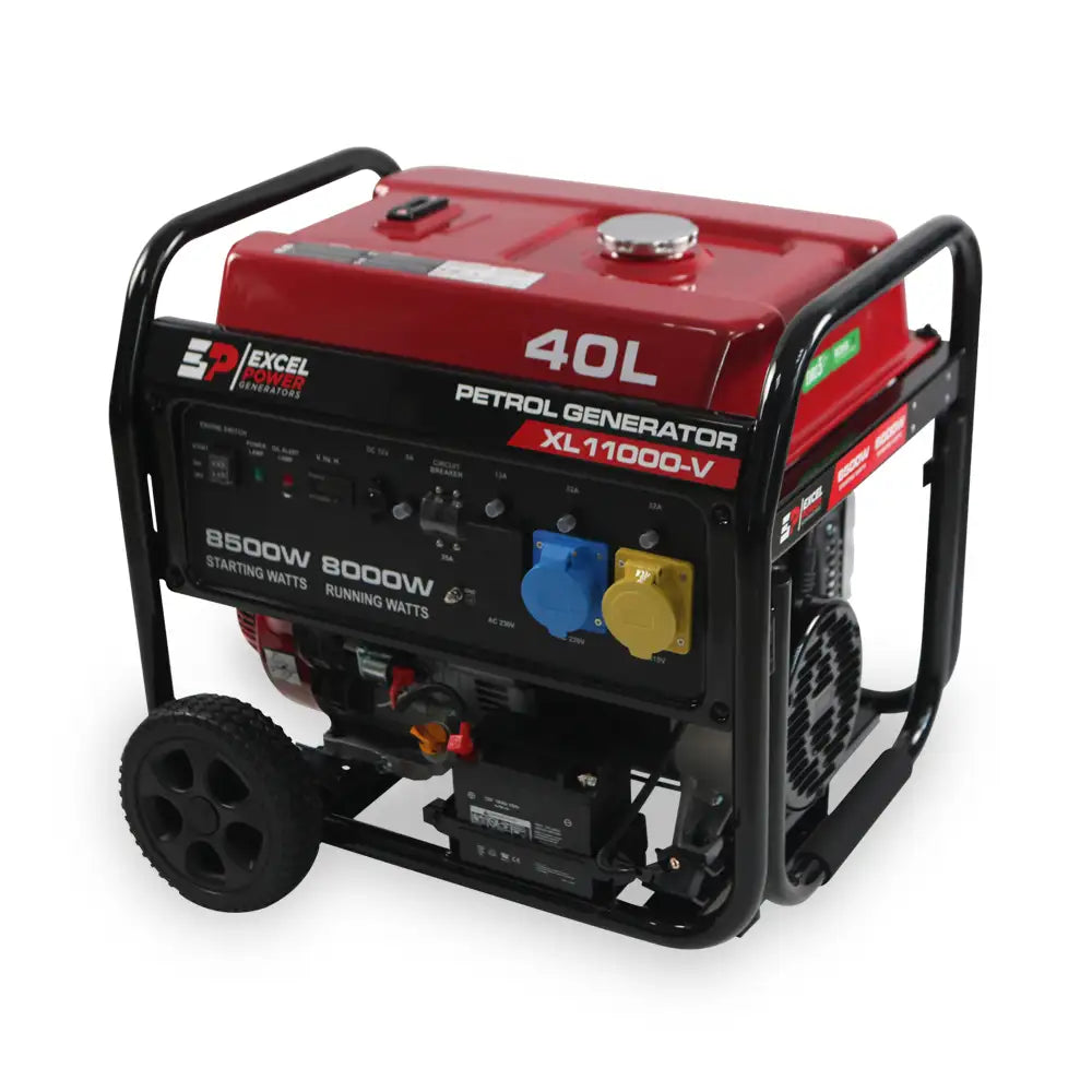 Excel Power XL11000V 8KW Open Framed Petrol Generator