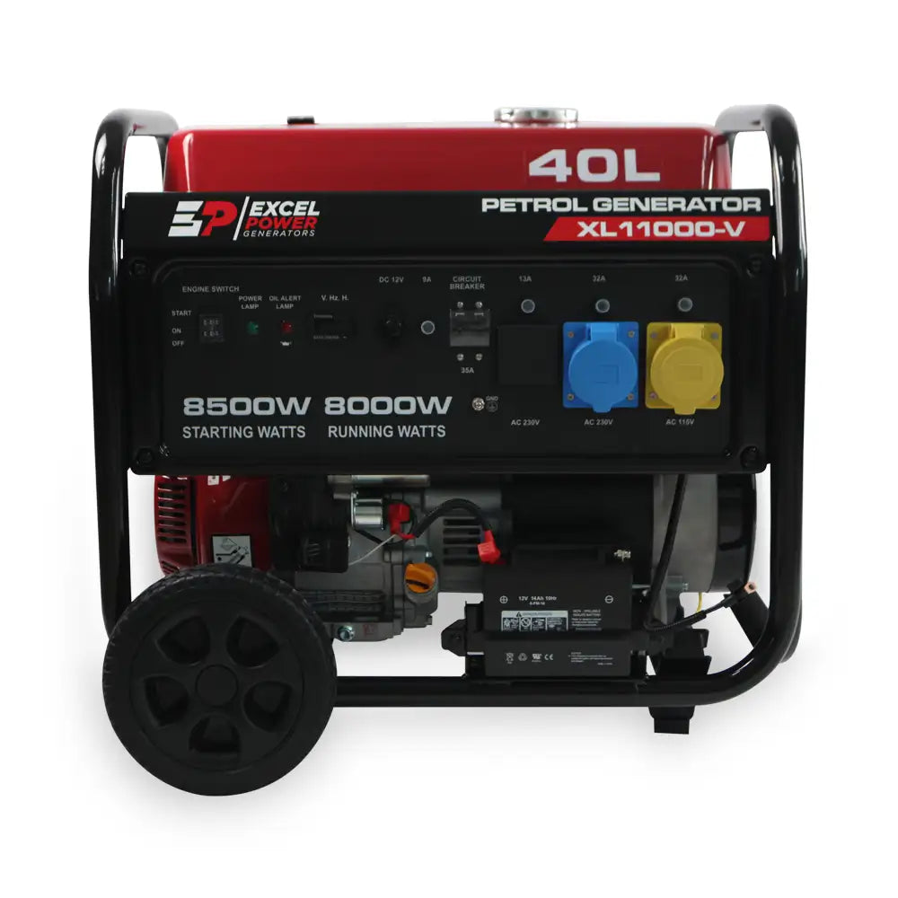 Excel Power XL11000V 8KW Open Framed Petrol Generator
