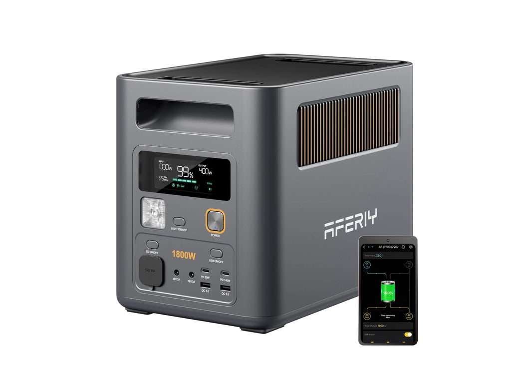 AFERIY Nomad1800 Pro 1800W Portable Power Station | 1024Wh Expandable LiFePO4 Battery