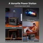 AFERIY P300 3000W 2048Wh Portable Power Station | Expandable to 10.24kWh | 1200W Solar Input | APP Control