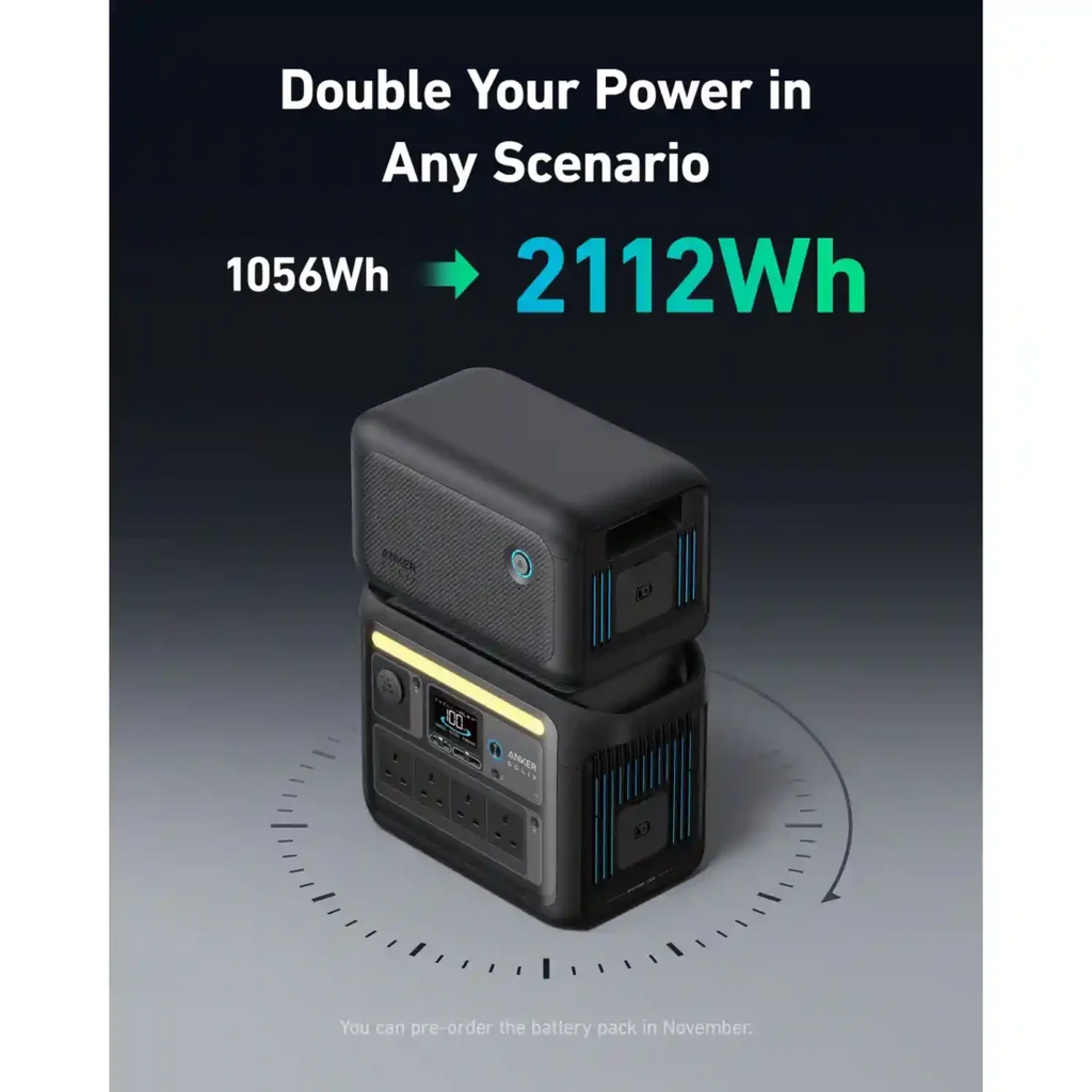 Anker Solix BP1000 1056Wh Expansion Battery (Black)