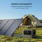 AFERIY SA400 400W Bifacial Portable Solar Panel | 400W Foldable N-Type Solar Panel | Up to 500W Peak Output | 25% Efficient | IP67 Waterproof | MC4 Compatible