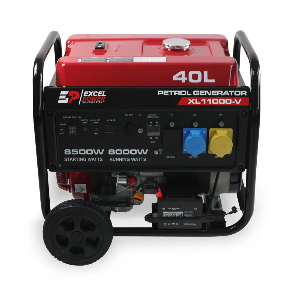 Excel Power XL11000V 8KW Open Framed Petrol Generator